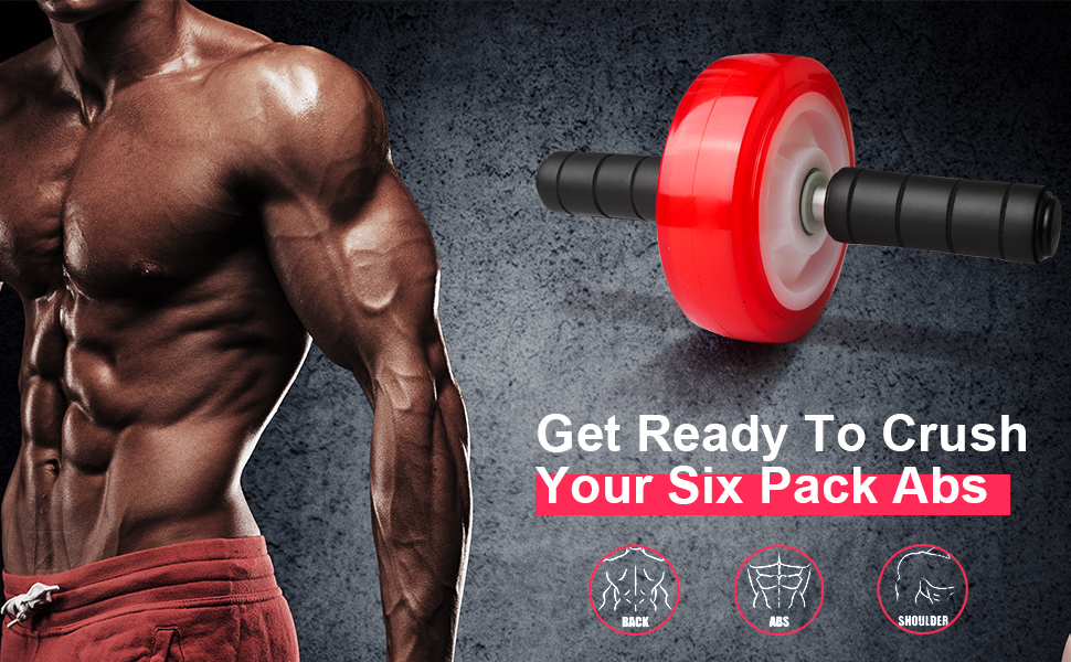 Ab Roller Wheel, Ab Workout Equipment for Difficult Abdominal &amp; Core Strength Training