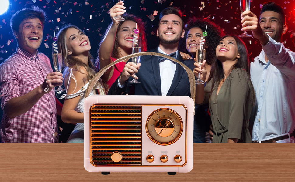 bluetooth retro speaker