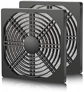 WDERAIR 120mm PC Fan Filter 2-Pack, ABS Plastic Mesh Dust Cover, Computer Case Cooling Fan Grill ...