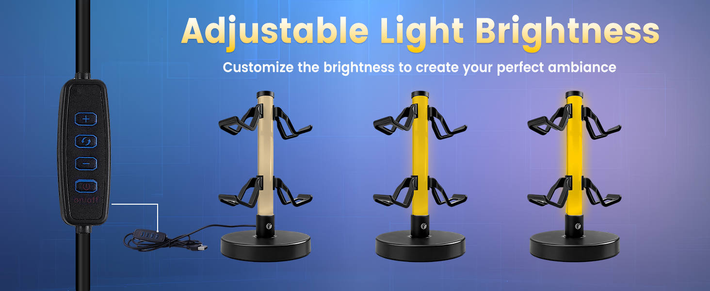  RGB Gaming Headphones Stand