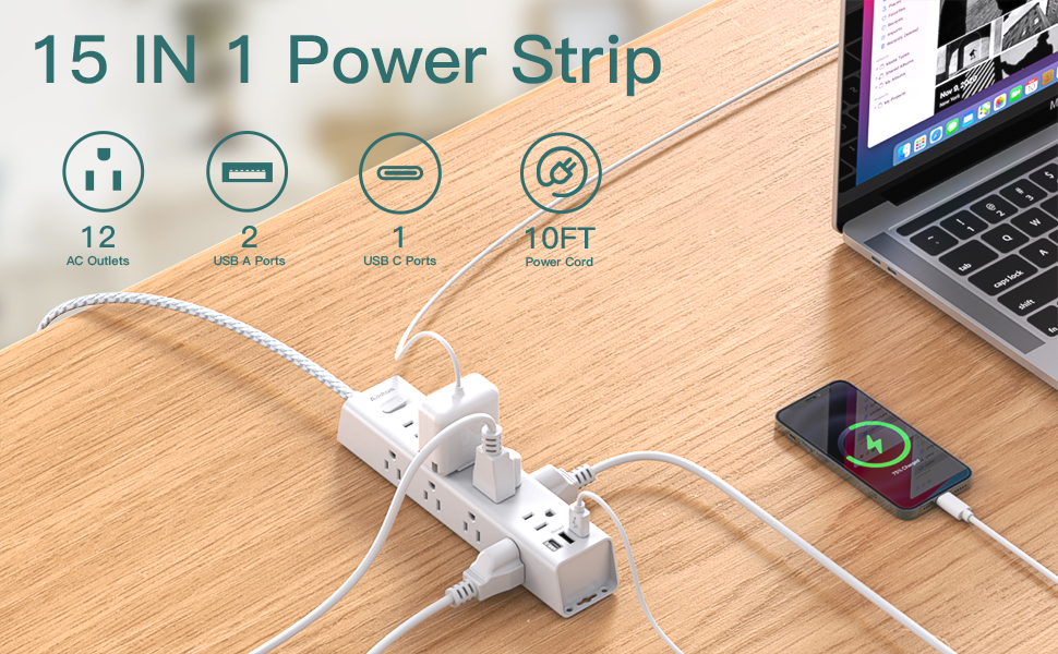 10ft power strip