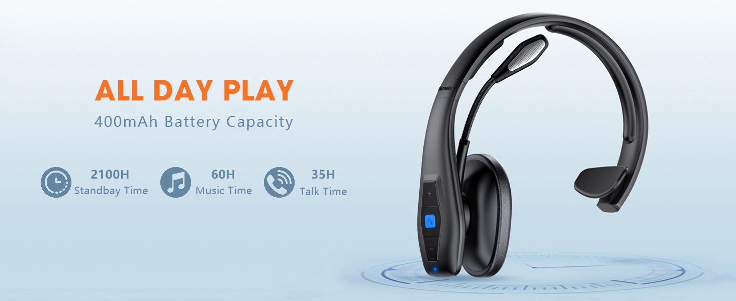 JBT100 Bluetooth headset display