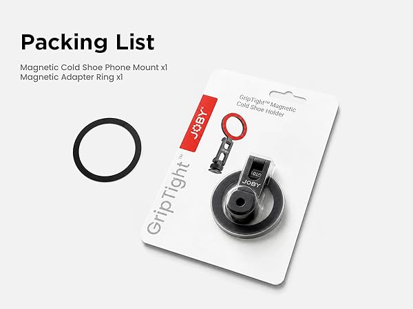 Joby GripTight Magnetic Cold Shoe Phone Mount