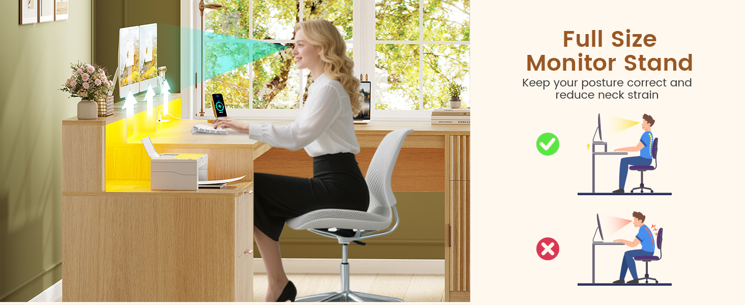 Modern L Shaped Desk