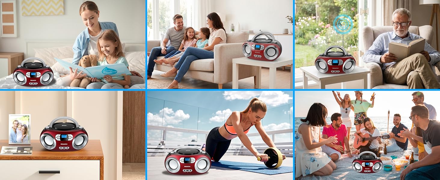 Megatek Stereo CD Boombox