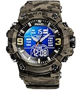 FANMIS Men's Analog Digital Outdoor Sports Watch Military Tactics Multi Function Watch LED Electr...