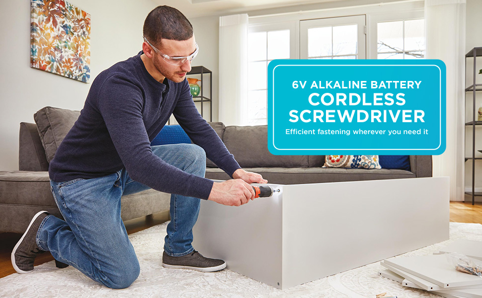 6V Alkaline Screwdriver