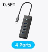 4 ports usb c hub