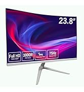 Dragolftie 24 Inch PC Monitor,White