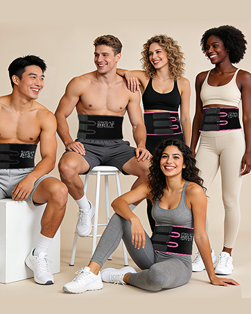 Waist Trimmer Sweat Belt Band