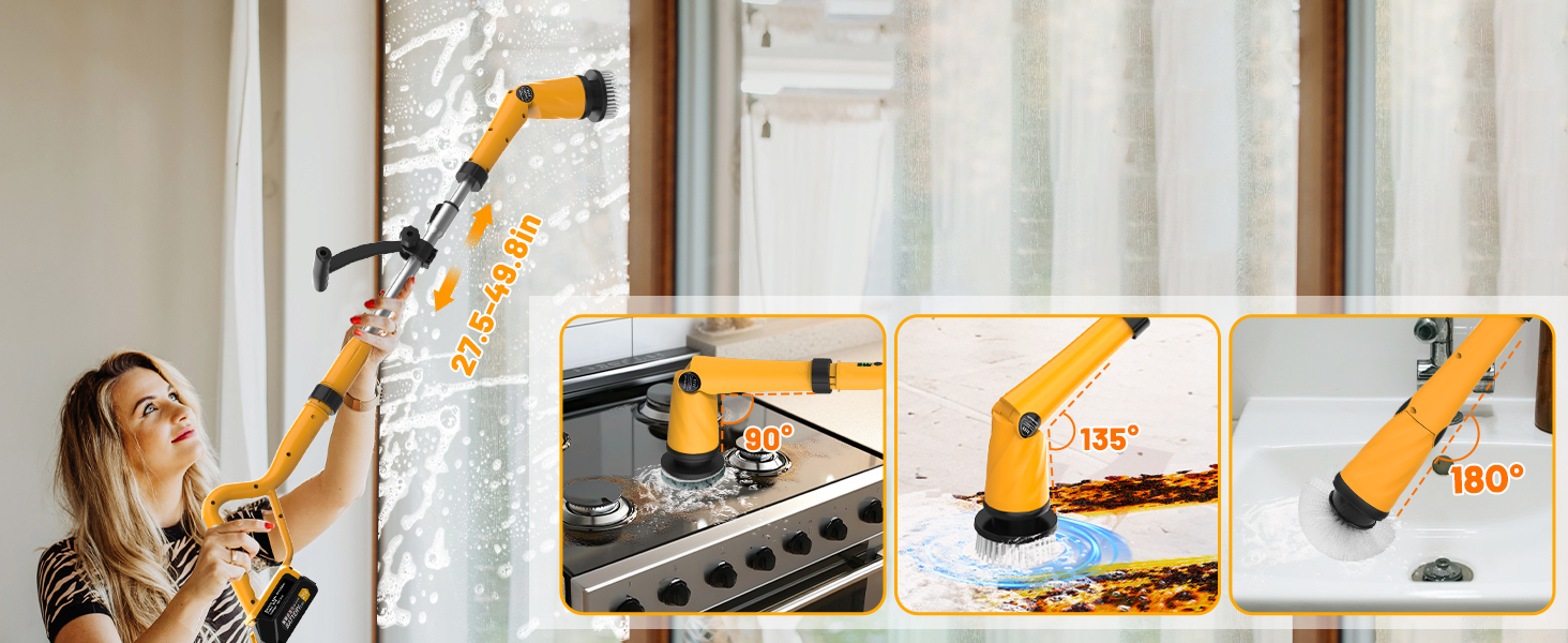 electric spin scrubber