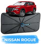 Car Windshield Sun Shade for Nissan Rogue 2021-2026 –[Reflective Coated Fabric] Sunshade Umbrella...