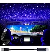 LEDCARE USB Star Projector Night Light, Portable Adjustable Romantic Interior Roof Lights Star La...