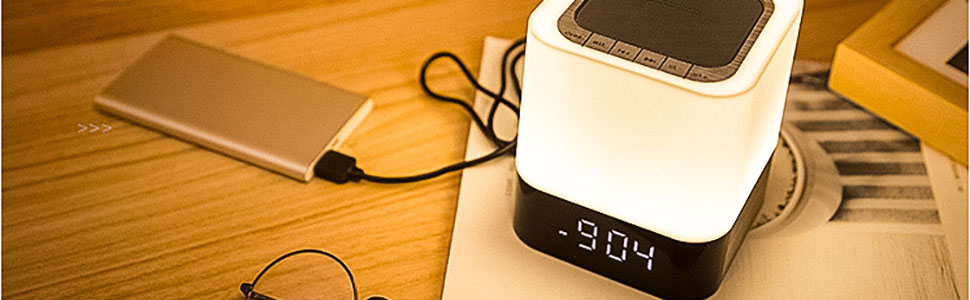 alarm clock bluetooth bluetooth alarm clock clock lamp alarm clock music alarm speaker