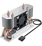 Titanium Micro Nitro Pro M.2 NVME 2280 Heatsink Dual Cooler with 30mm PWM Fan &amp; thermal pad