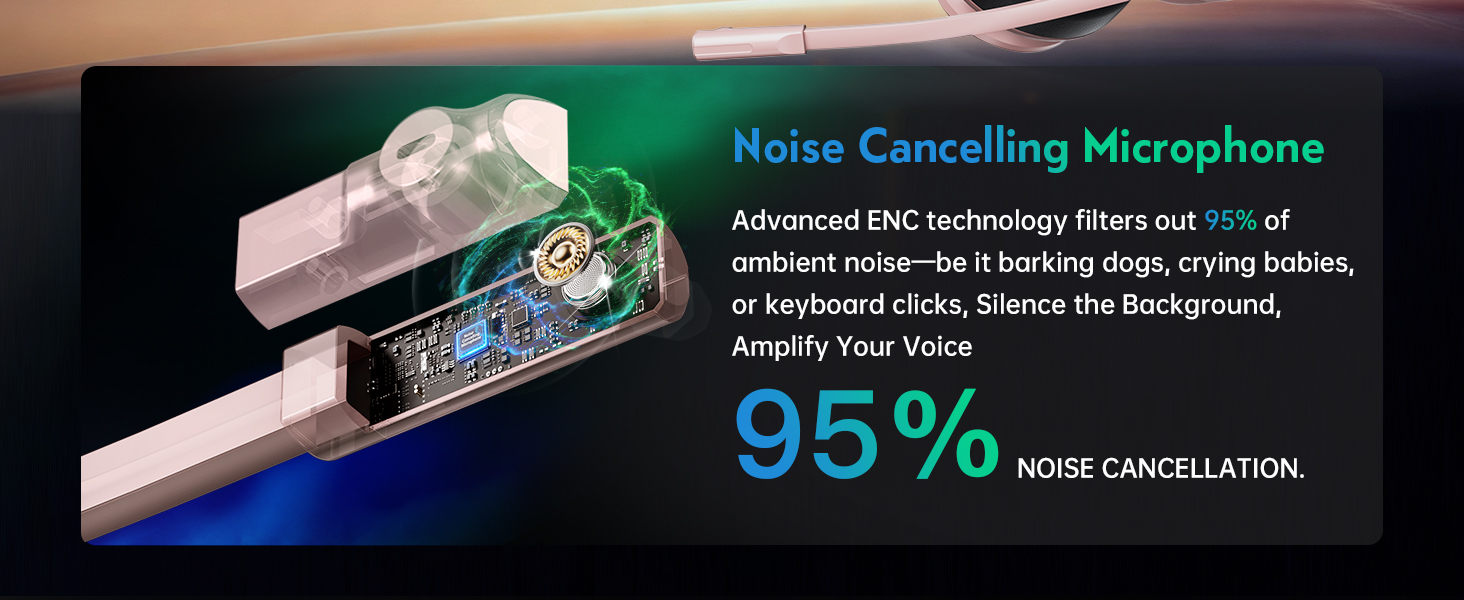 wireless headset with mic