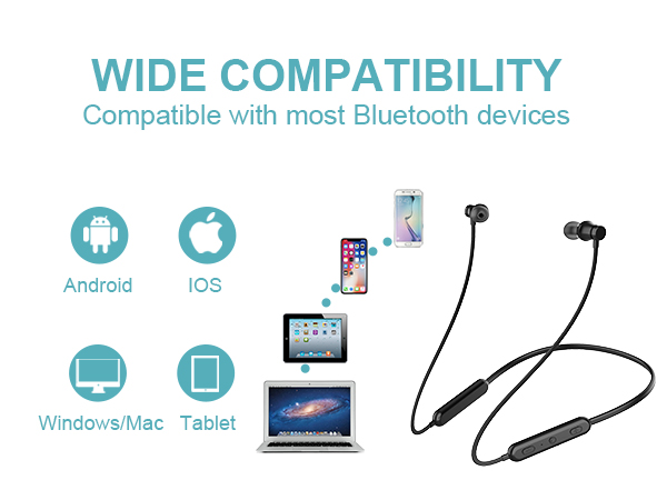 Bluetooth headphones neckband