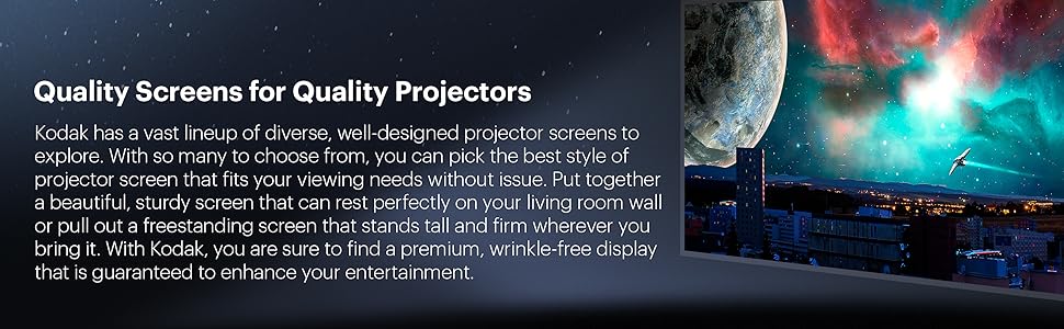 kodak projector screens 