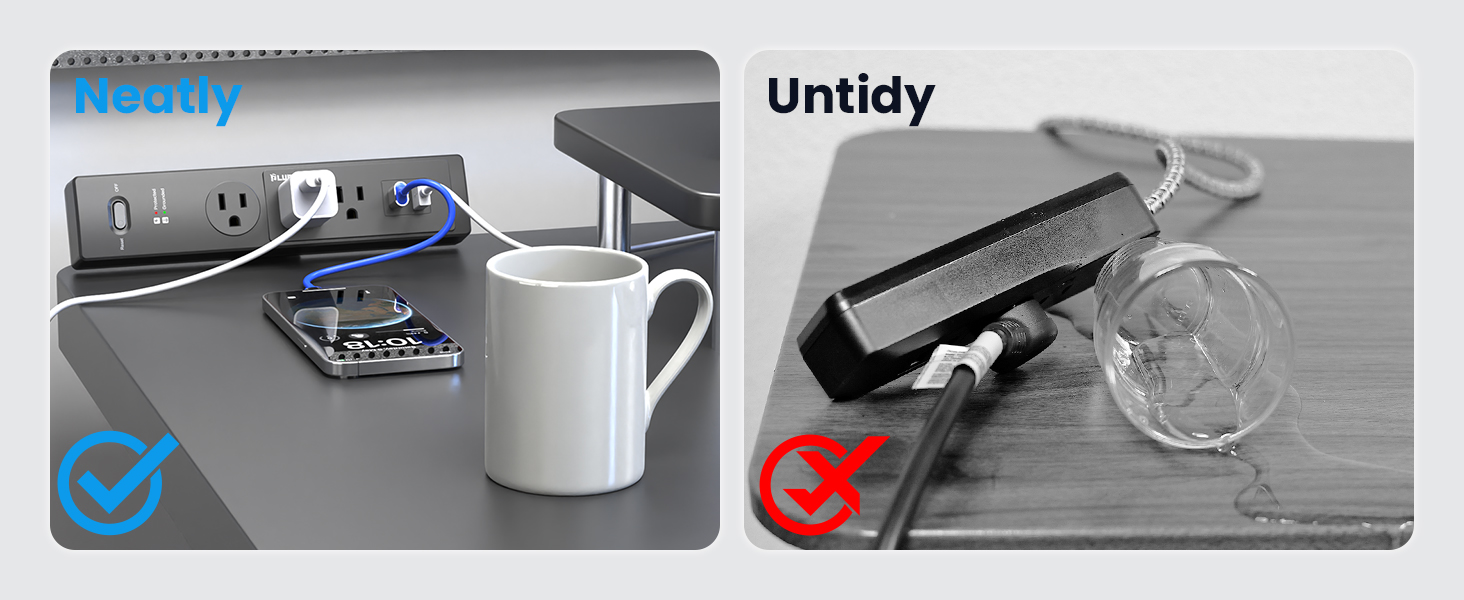 under desk power strip desk clamp power strip desk power station desk outlet station