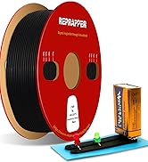 Reprapper Electrically Conductive PLA Filament 1.75mm (± 0.03mm), 1kg (2.2lb) Black PLA Filament ...