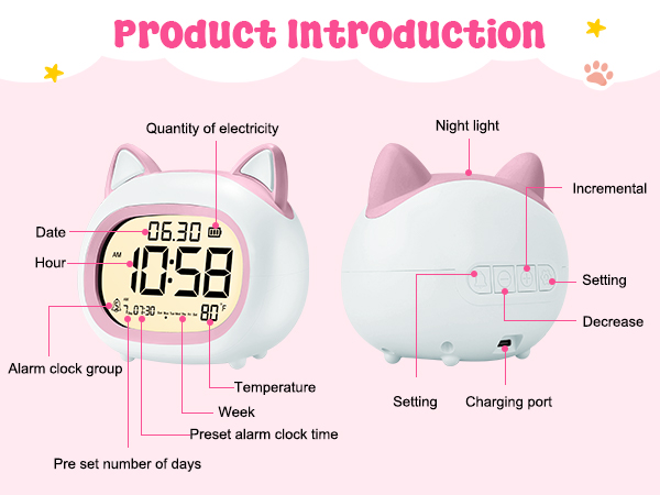 Digital Kids Alarm Clock