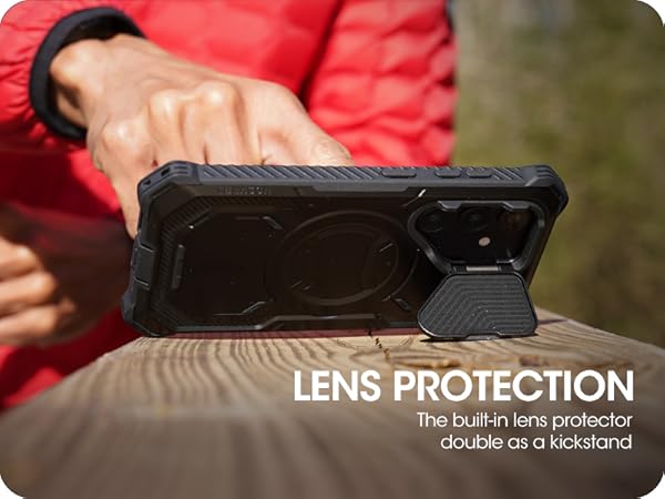 S25 Ultra Case with Camera Cover 