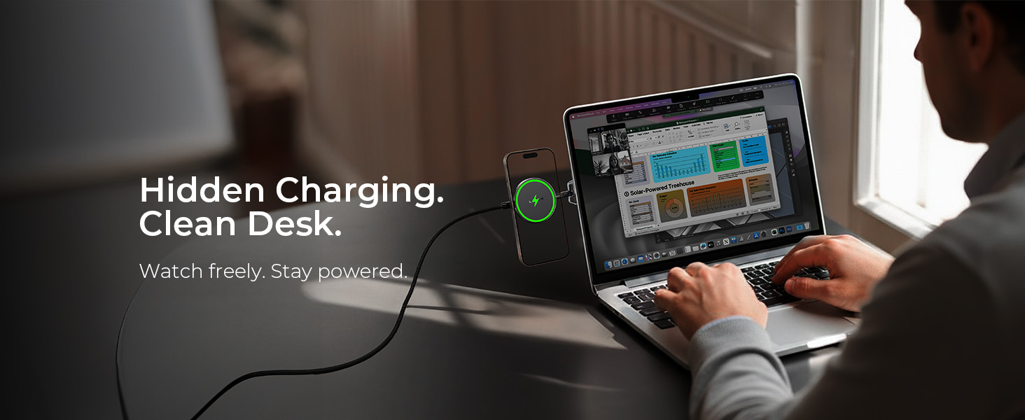 LISEN Qi2.2 25W Magsafe Car Mount Charger