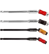 DUALSHINE Drill Bit Holder Extension, 4Pcs Flexible Magnetic Swiveling Bit Tip Holder Set Chuck R...