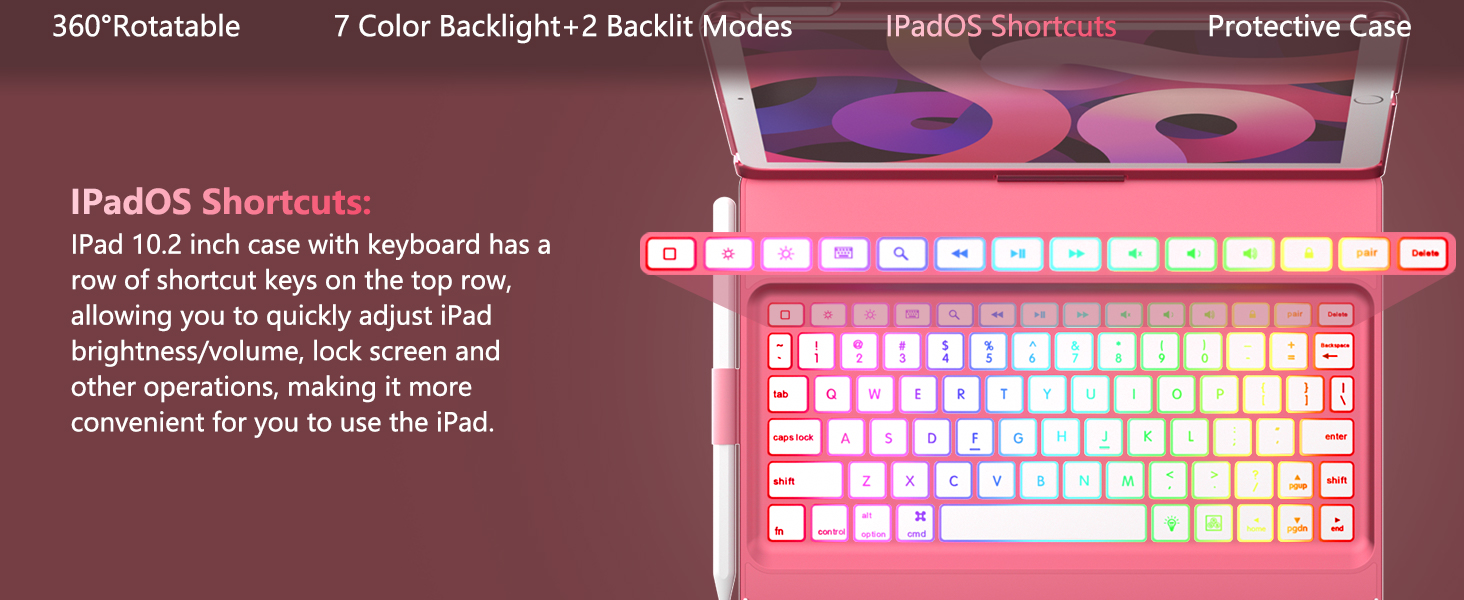 ipad 9th generation case with keyboard