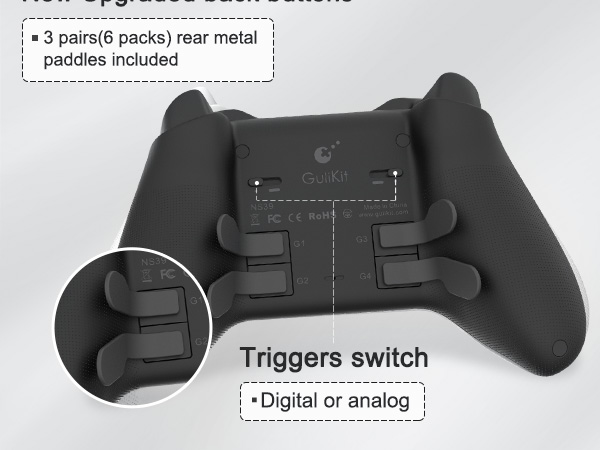 1000Hz Polling Rate, 4 Removable Back Buttons