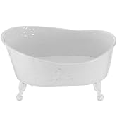 UKCOCO Newborn Photo Prop Bathtub: Baby Photography Prop for Photoshoot, White Iron Bathtub for B...