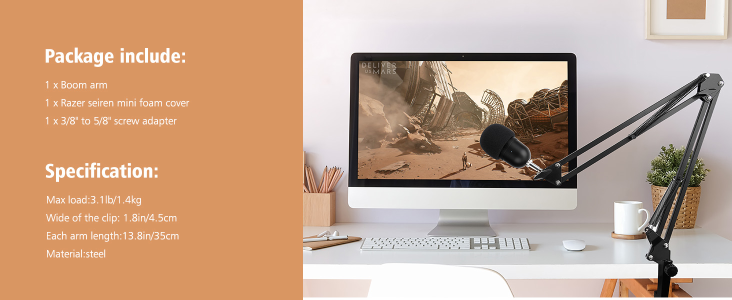 boom arm mic stand mic stand razer mic razer seiren razermicrophone mic stand boom mic with boom arm
