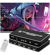 USB C/HDMI Video Wall Controller 2x2 4K Wall Controller Video Wall Processor - with 8 Splicing Mo...