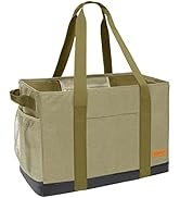 WONDAY Extra Large Utility Tote Bag - Standing Reusable Grocery Bag with Handle, Collapsible Stor...