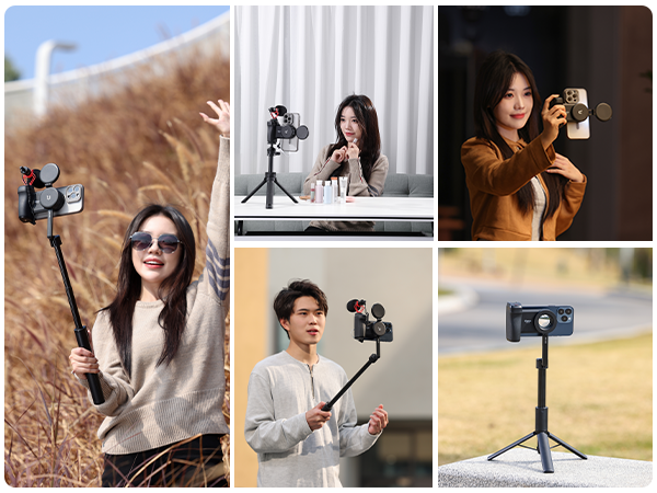 ulanzi magnetic phone tripod mount ulanzi ma35 ulanzi car phone holder travel magsafe phone stand