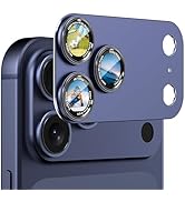 CACOE Camera Lens Protector for iPhone 17 Pro - Metal Frame Tempered Glass Cover, [Anti-Scratch] ...