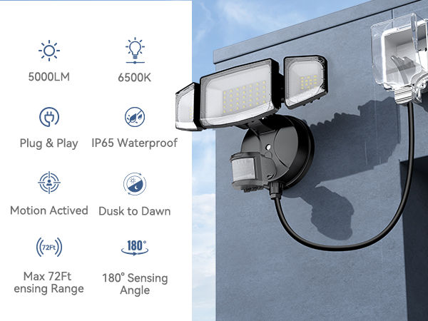 Motion Sensor Outdoor Lights
