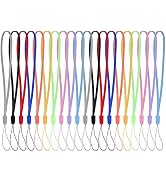 ABLAZE 30 Pack 7 Inch Wrist Lanyard Strap String for USB Flash Drives, Keys, Keychains, ID Name T...