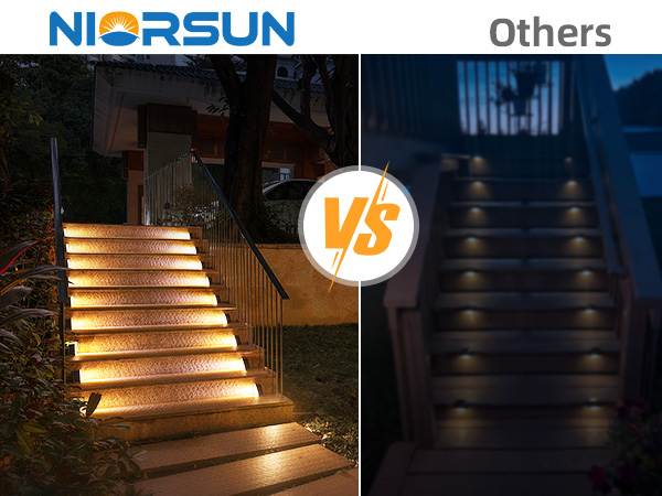 solar lights for step lights