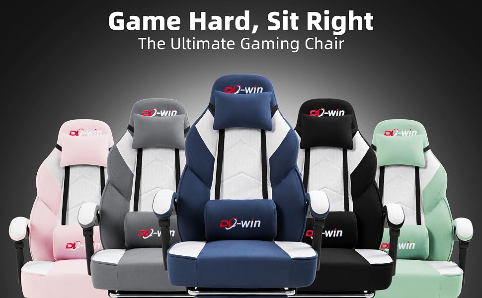 Gaming Chair with Pocket Spring Cushion