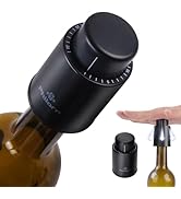 3 PACK Wine Bottle Stoppers, Philorn Vacuum Wine Stoppers - Saver Toppers for Wine Bottles, Reusa...