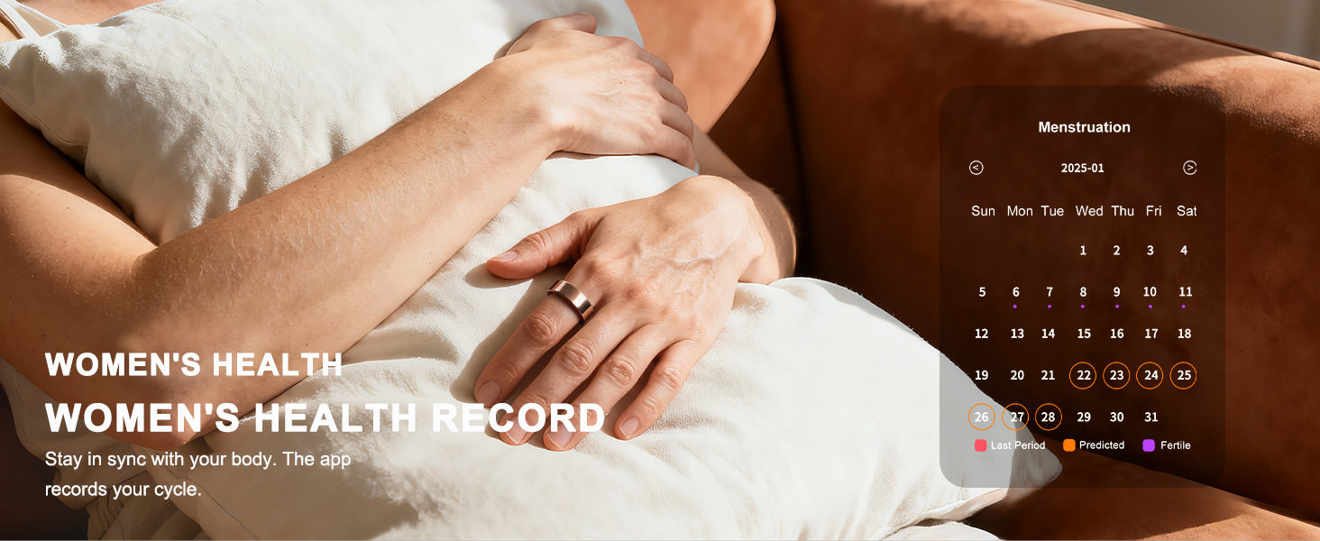 VIC Smart Ring Support Women’s Health with Period Tracking and Personalized Wellness Insights