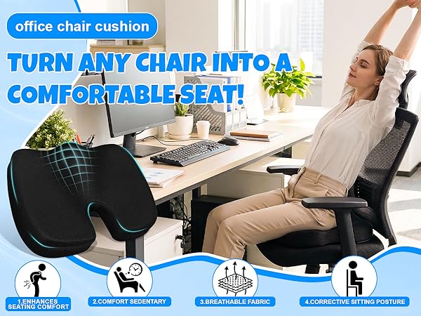 Ergonomic support, providing portable comfort for each seat