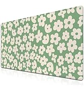 Samgula Large Gaming Mouse Pad Green Keyboard Mouse Pads Desk Stuff for Woman Office Desk Pads Co...