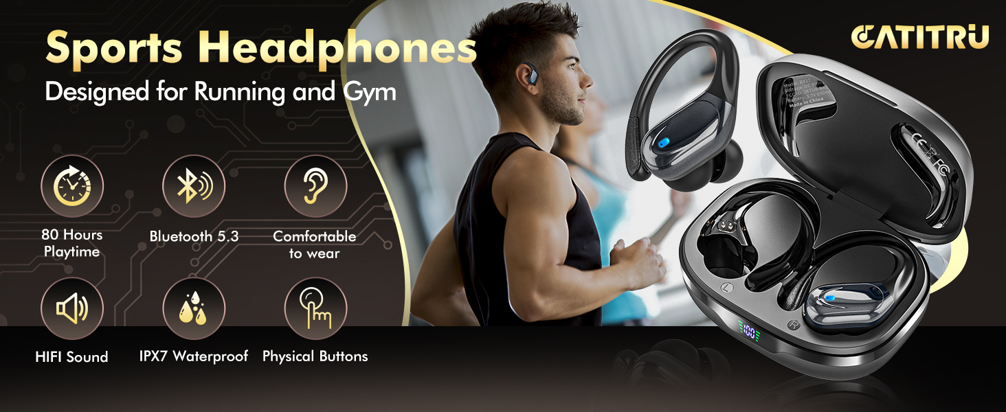 CATITRU Sports Headphones