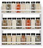 Thalomely 3 Tier Bamboo Spice Rack, Spice Rack Organizer, Seasoning Jars Rack Shelf Spice Organiz...