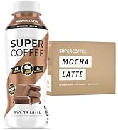 KITU SUPER COFFEE, Keto Protein Coffee (0g Added Sugar, 10g Protein, 70 Calories) [Mocha] 12 Fl O...
