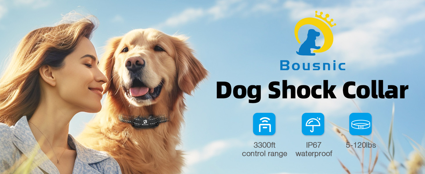 Bousnic Dog Training Collar Makes Everyday a Good Dog Day! 