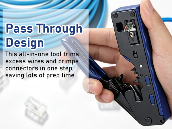 pass through rj45 crimper