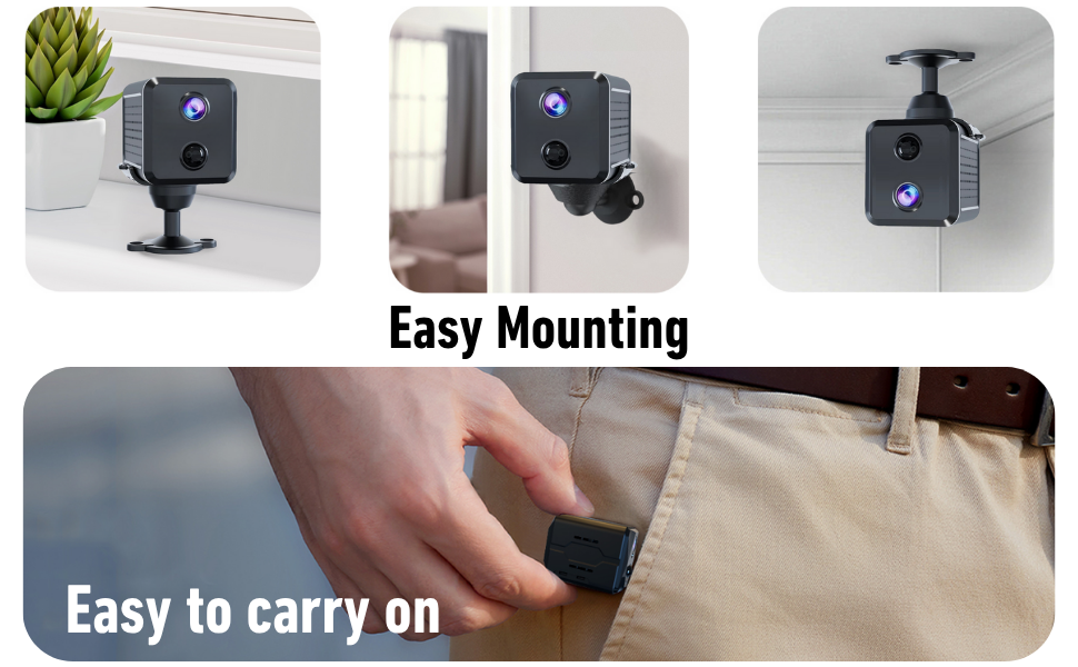 wifi hidden camera mini spy camera indoor outdoor